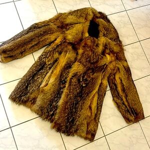 Authentic custom made fur jacket